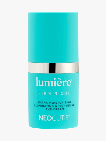 Neocutis Lumière Firm Riche Eye Cream in branded component on a light gray background