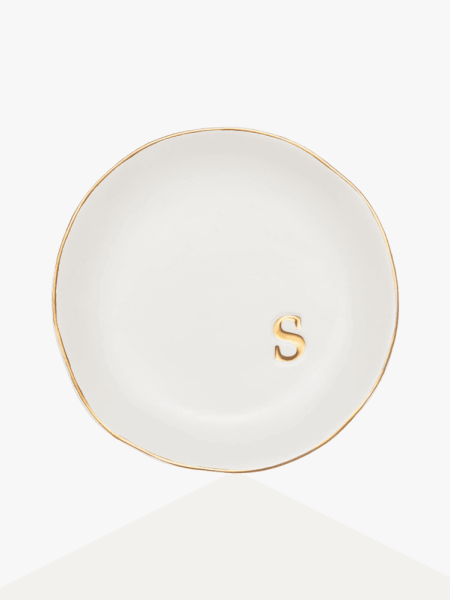 Collective Home Ceramic Jewelry Tray in branded components on a light gray background